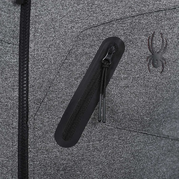 Spyder Active Men’s XL Full Zip Jacket Grey NEW with Tags - Picture 11 of 14